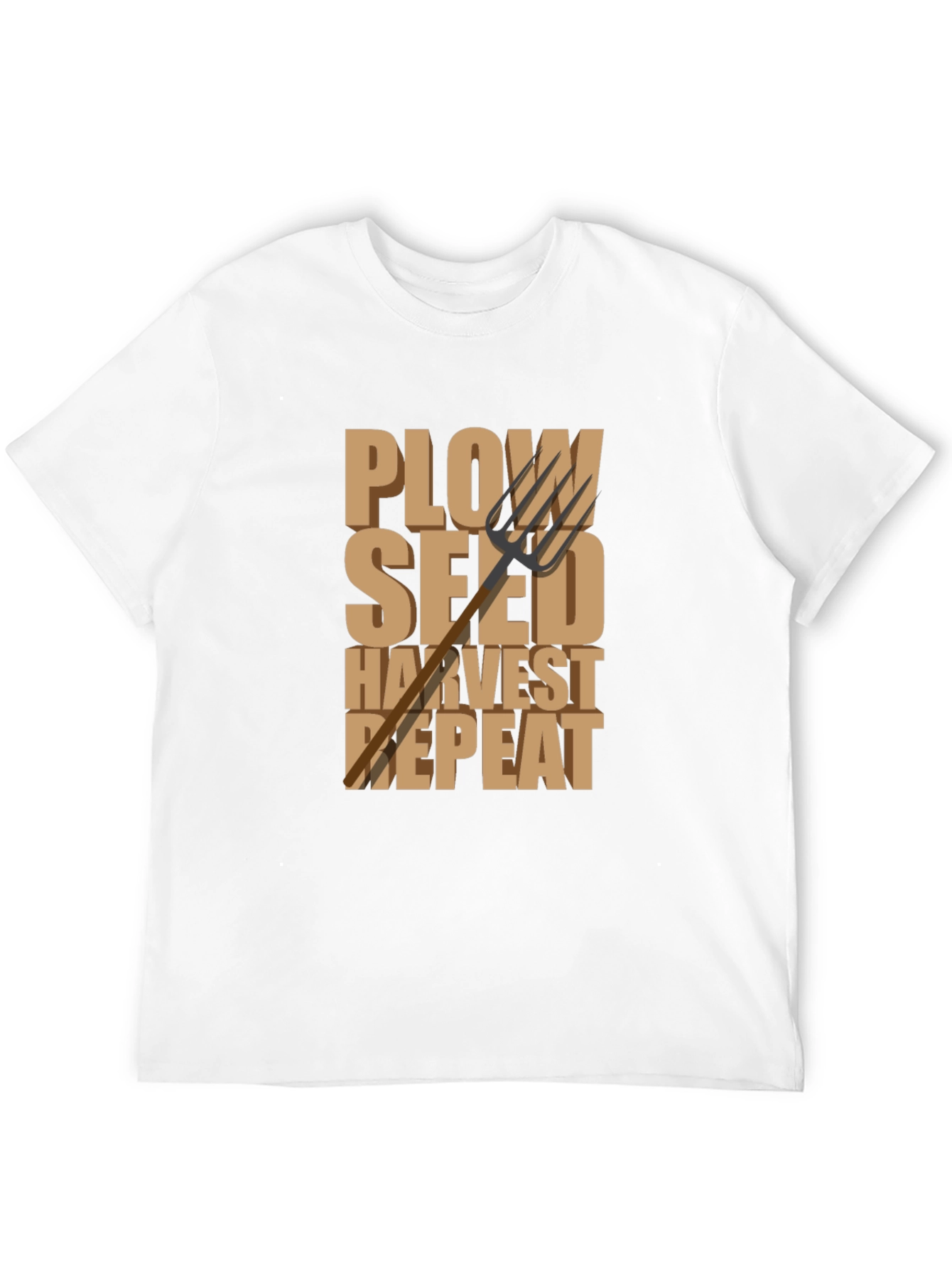 Farmers Life T-Shirt - Plow Seed Harvest Repeat