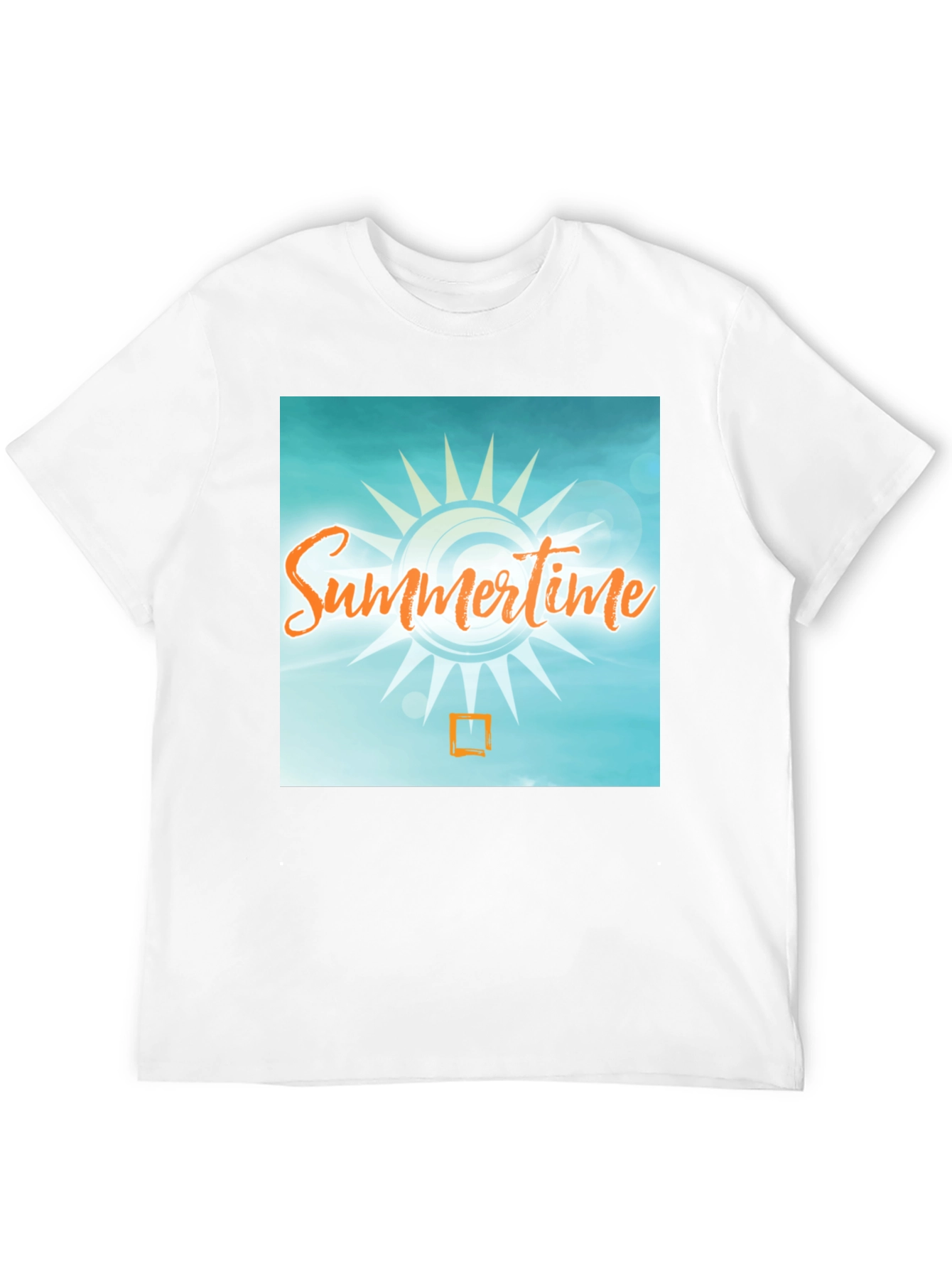 Summertime Graphic T-Shirt - Black Casual Tee