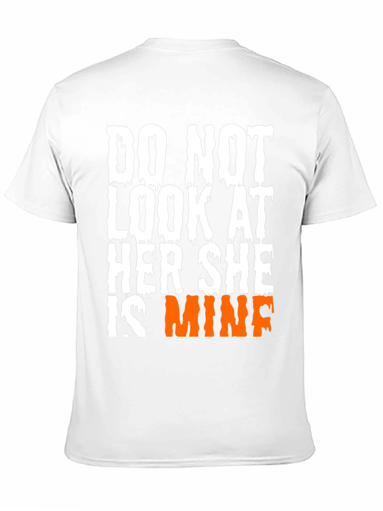 Funny Shes Mine Graphic Tee - Black
