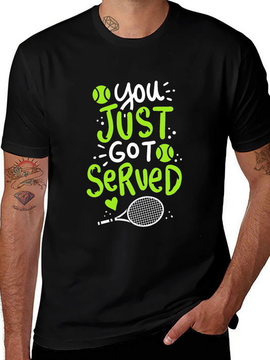You Just Got Served Tennis Graphic Tee