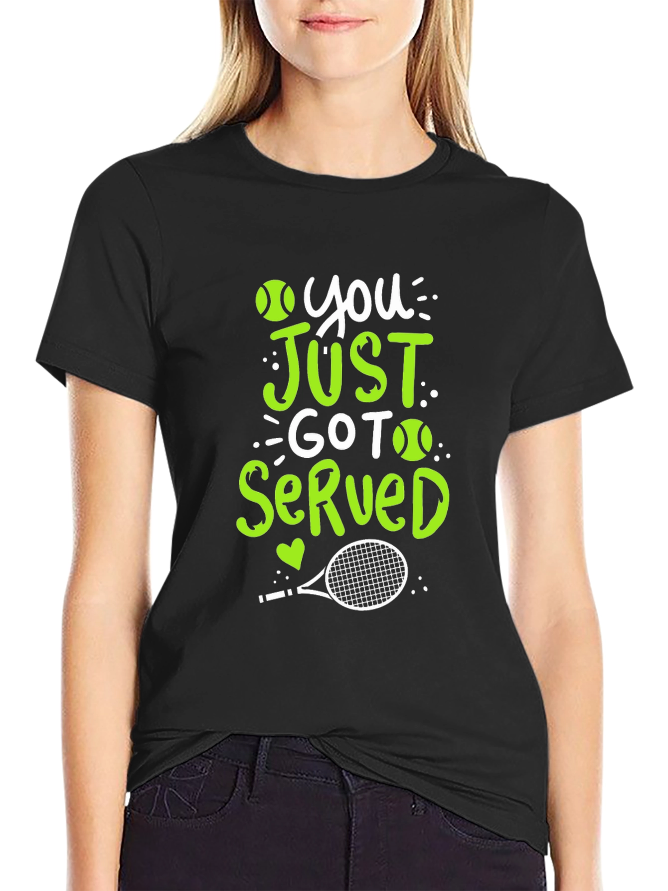 You Just Got Served Tennis Graphic Tee