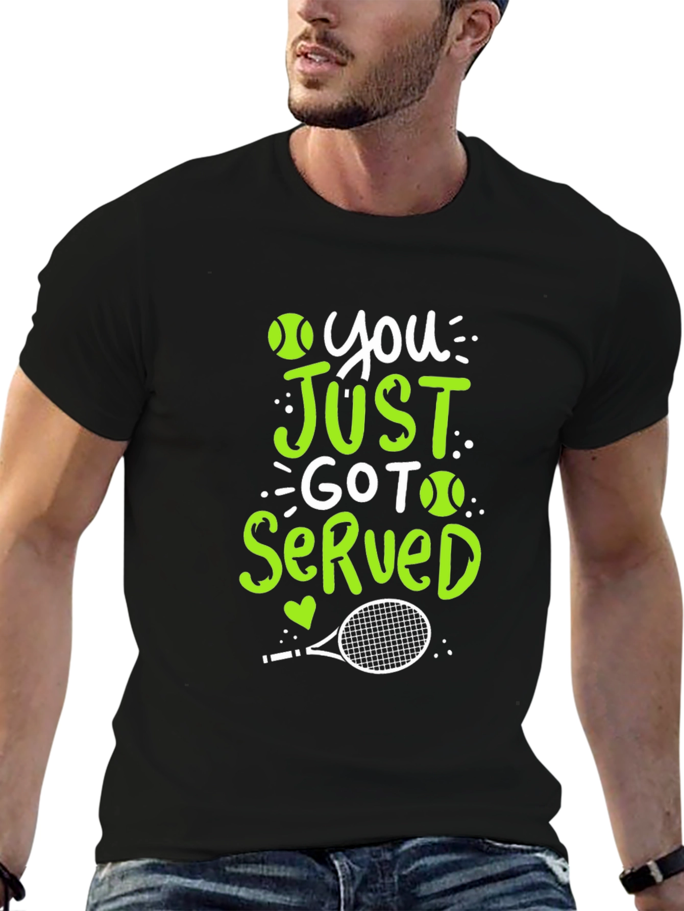 You Just Got Served Tennis Graphic Tee