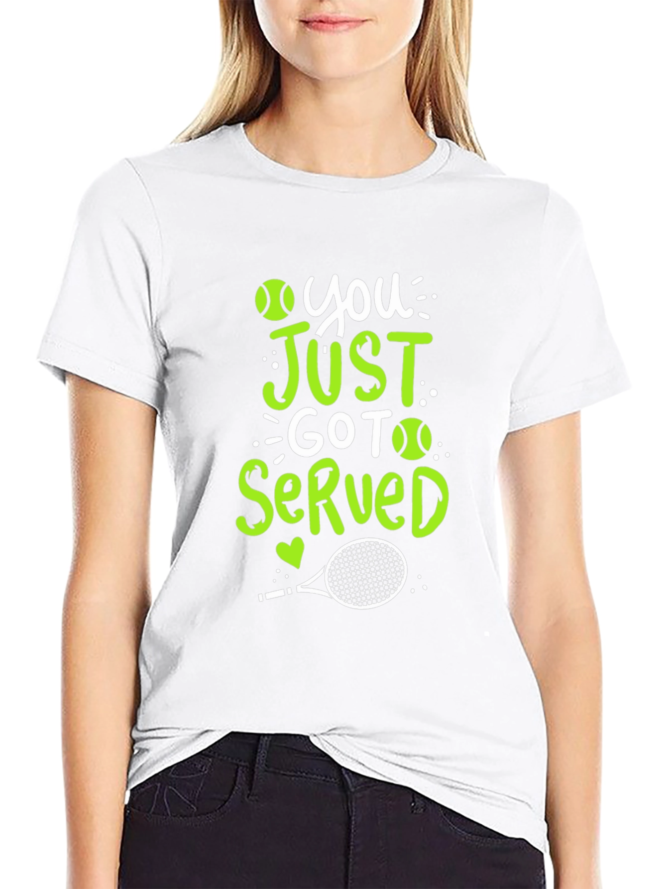 You Just Got Served Tennis Graphic Tee