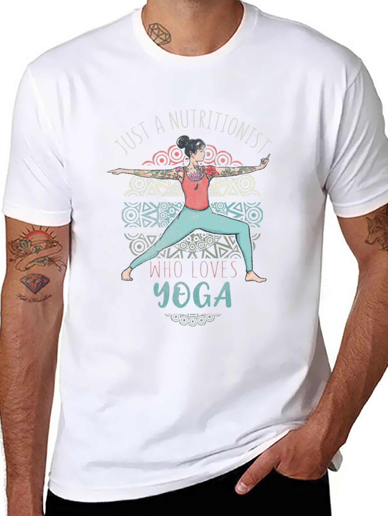 Nutritionist Yoga Lover Graphic Tee