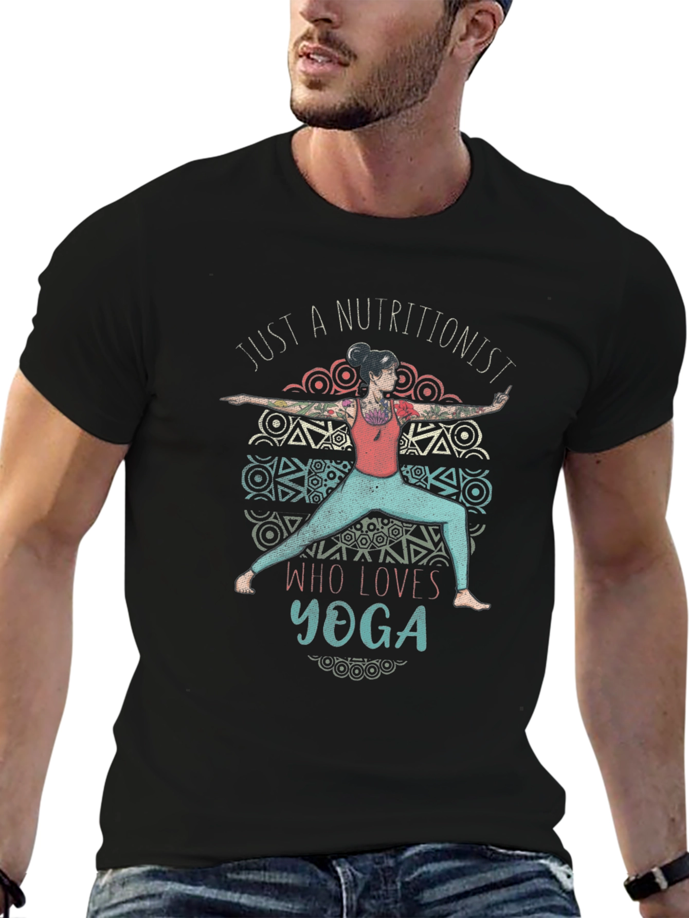 Nutritionist Yoga Lover Graphic Tee