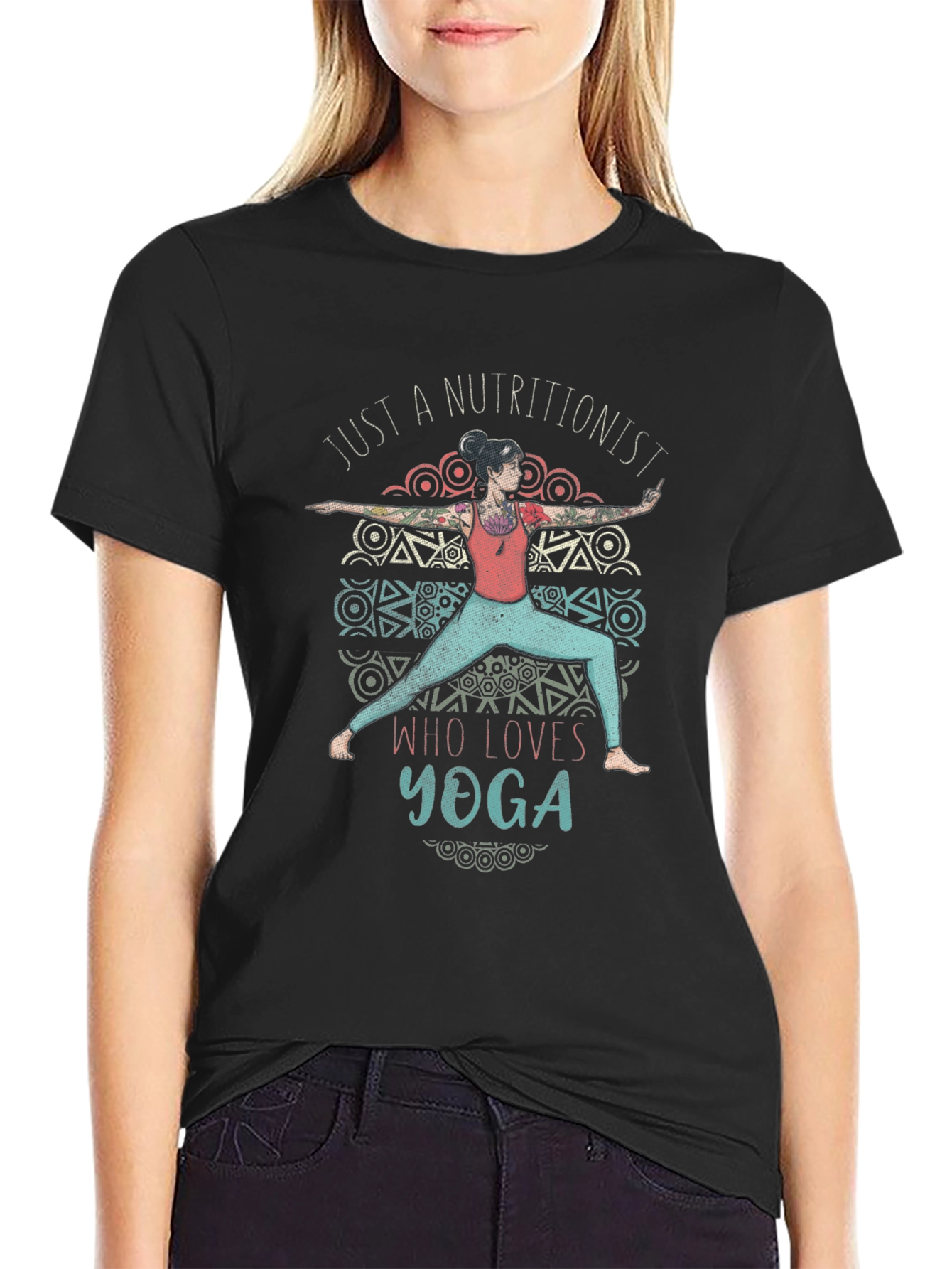 Nutritionist Yoga Lover Graphic Tee
