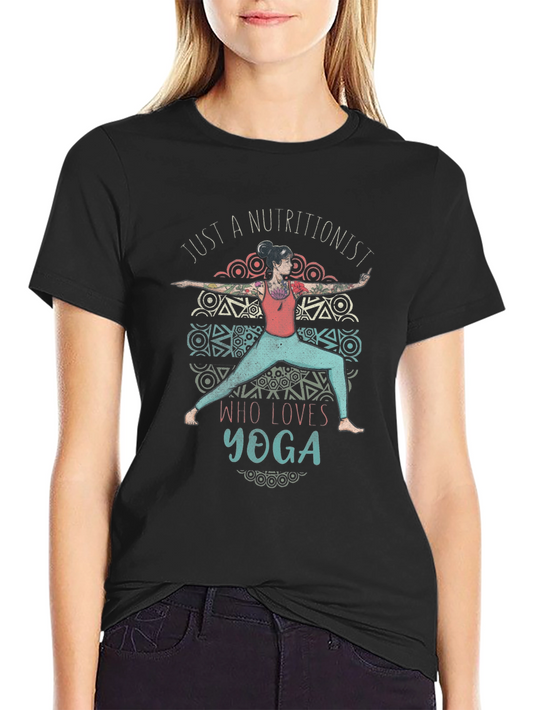 Nutritionist Yoga Lover Graphic Tee