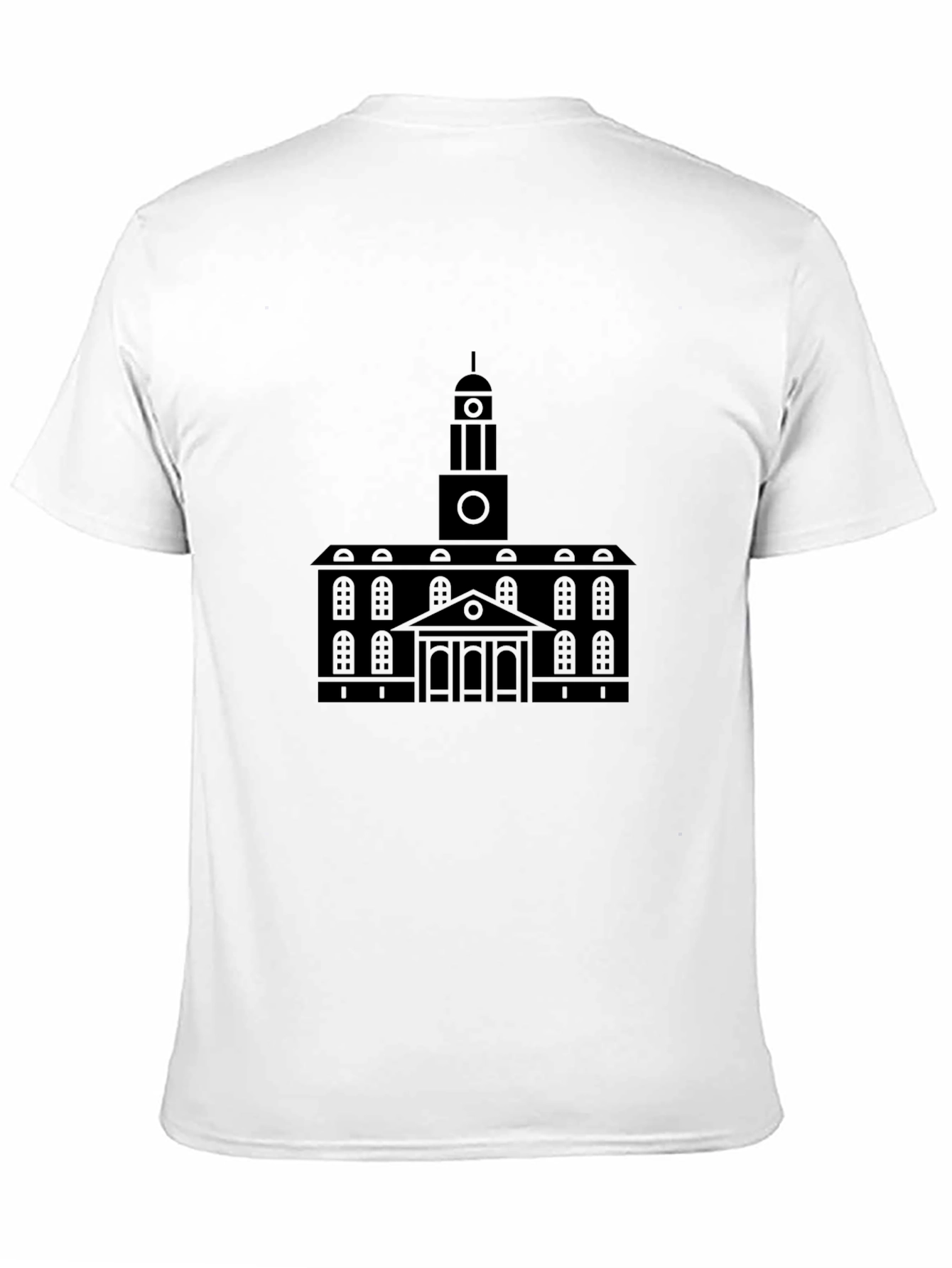 Mens Building Graphic Black T-Shirt