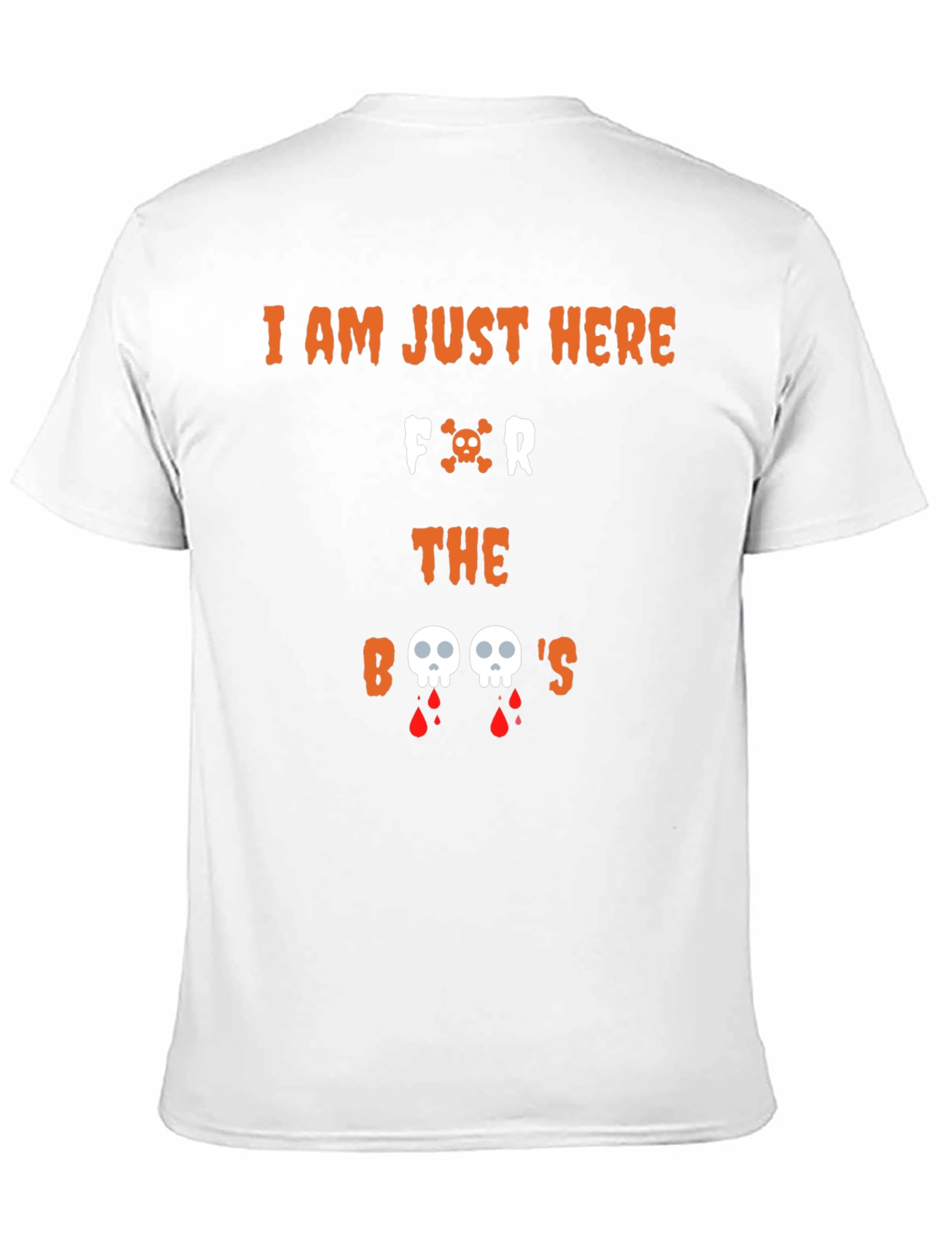 Halloween Graphic Tee - Here for the Boos