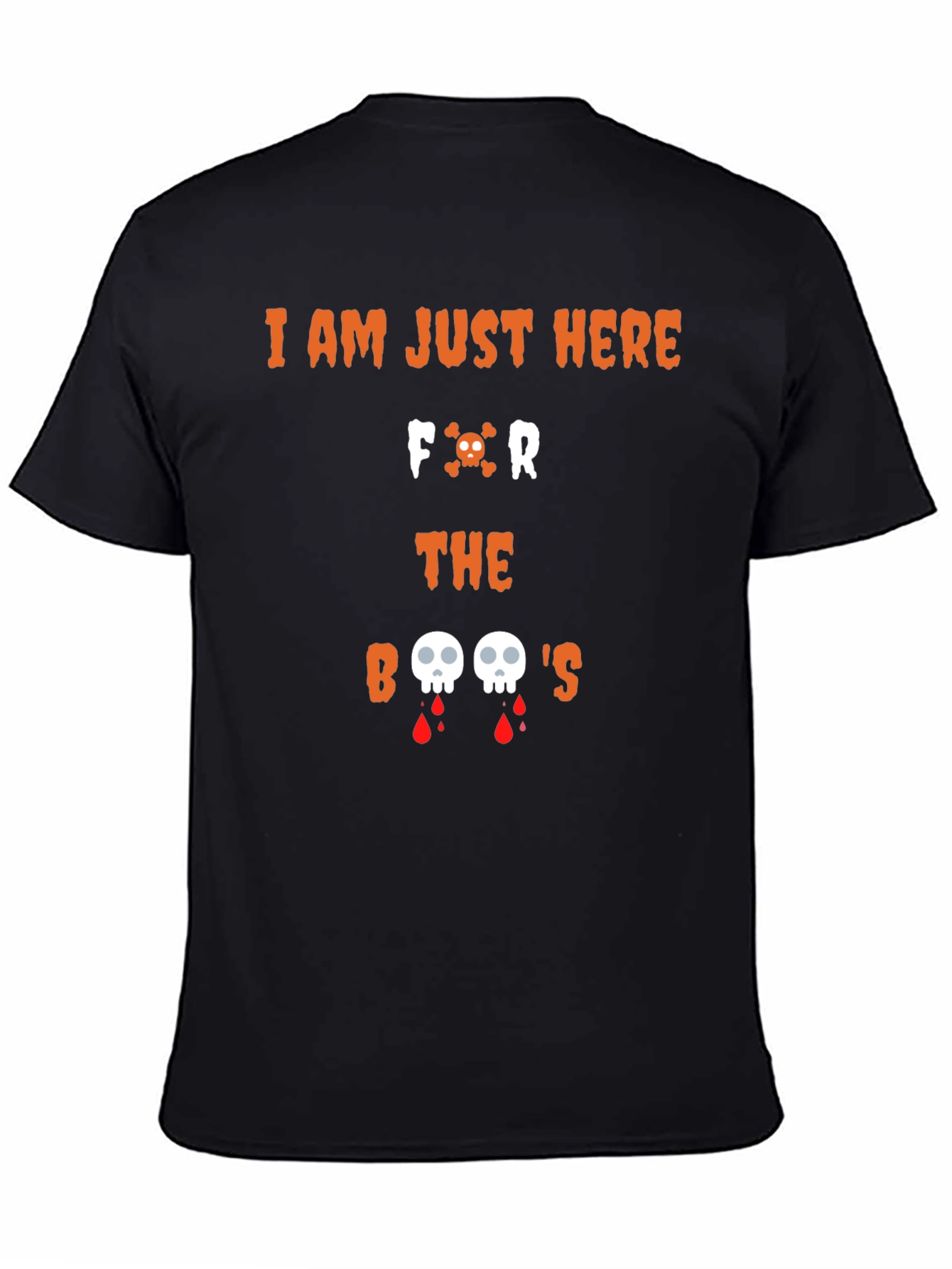 Halloween Graphic Tee - Here for the Boos