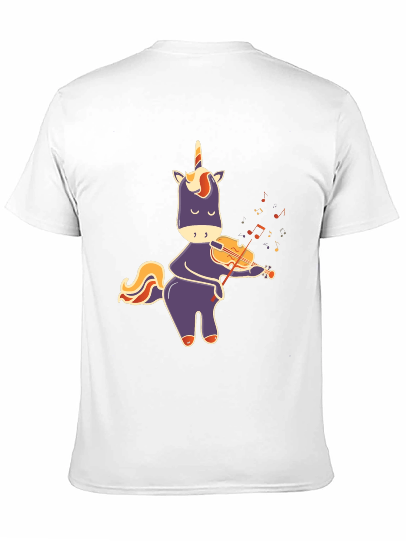 Unicorn Playing Violin T-Shirt