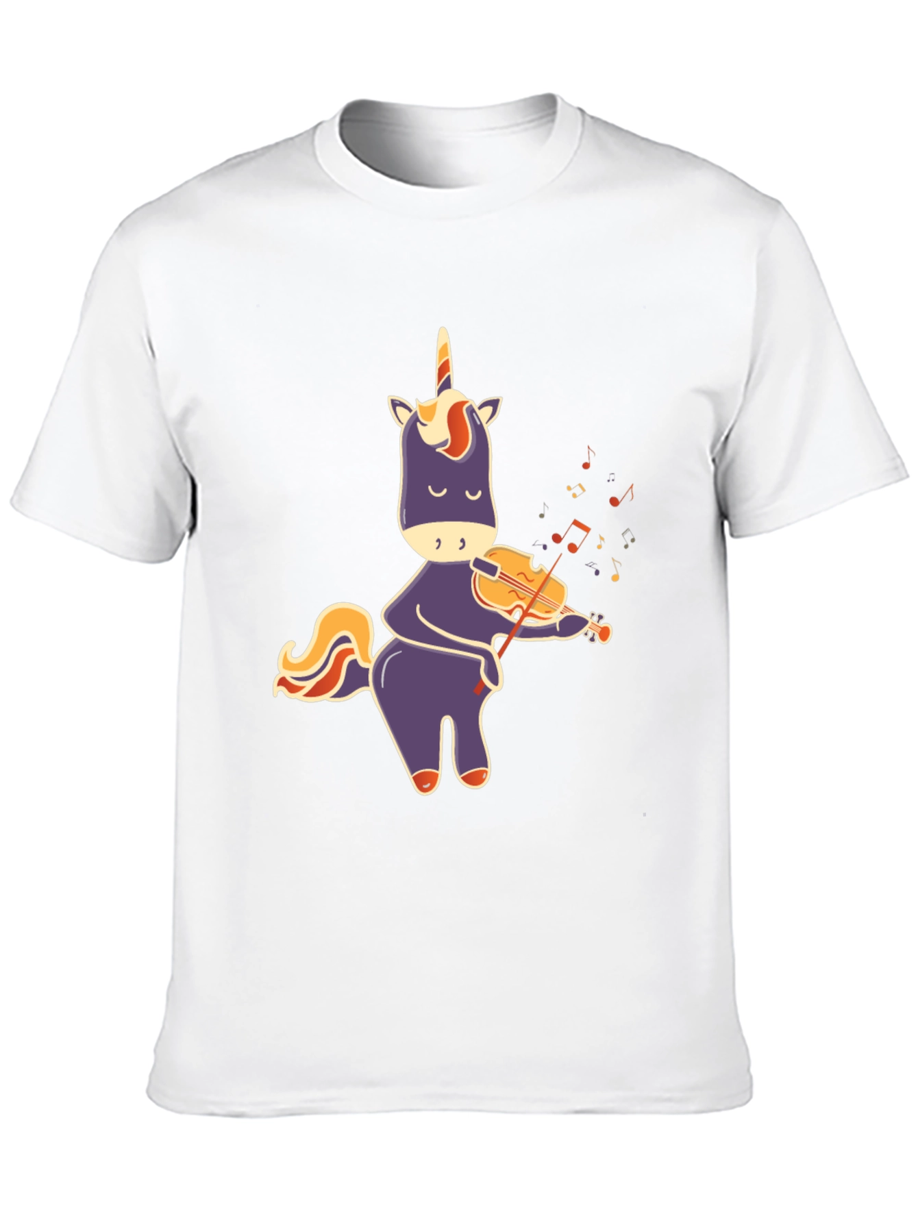 Unicorn Playing Violin T-Shirt