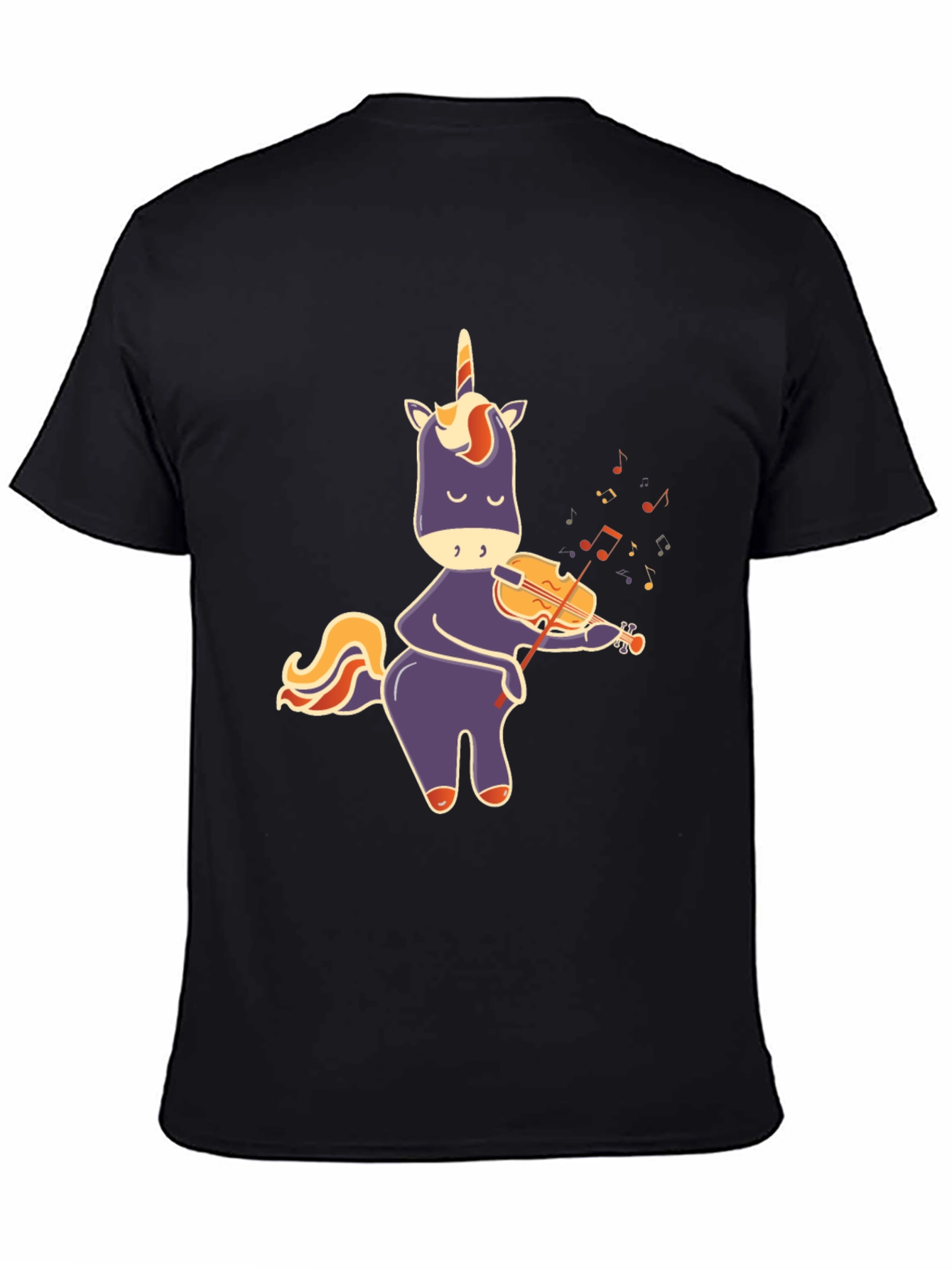 Unicorn Playing Violin T-Shirt