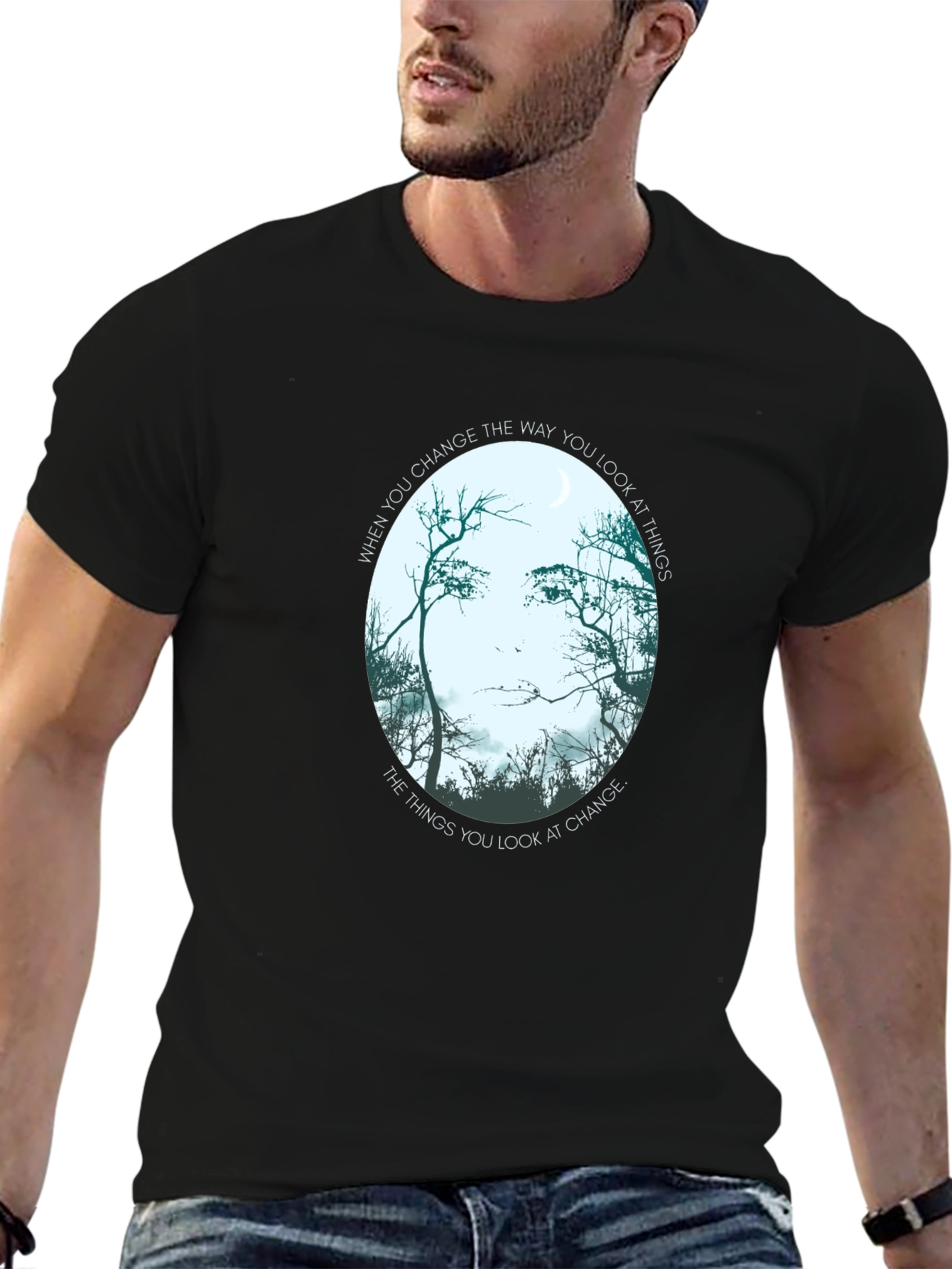 Optical Illusion T-Shirt - Change Your Perspective