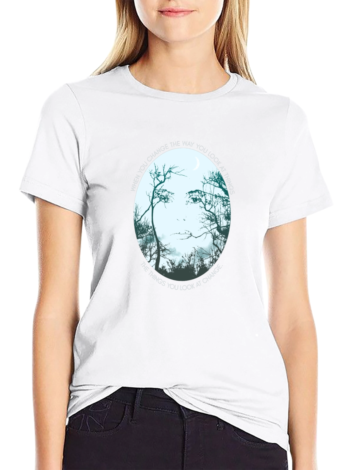 Optical Illusion T-Shirt - Change Your Perspective