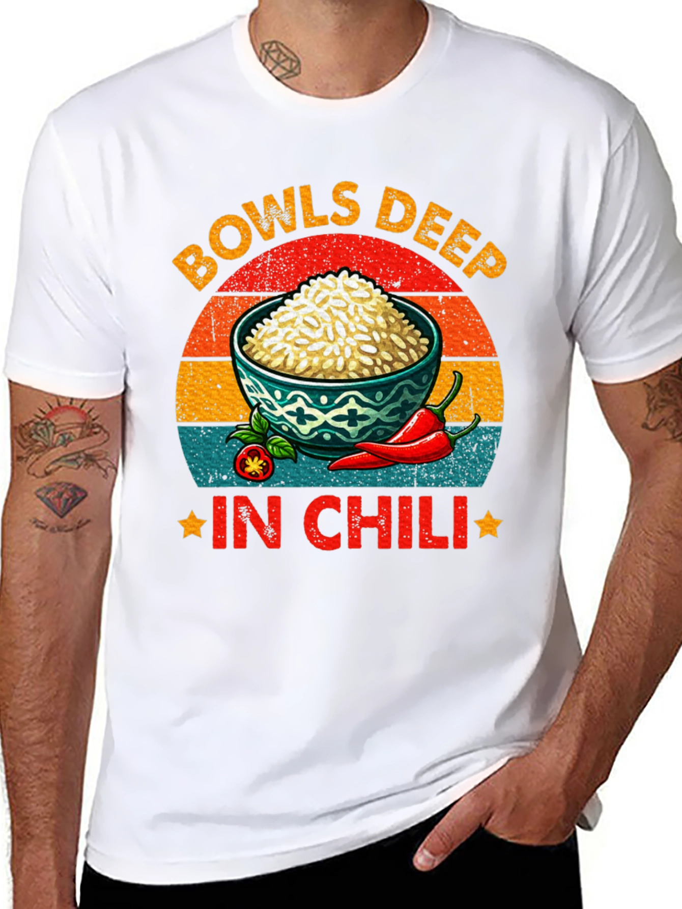 Bowls Deep in Chili T-Shirt