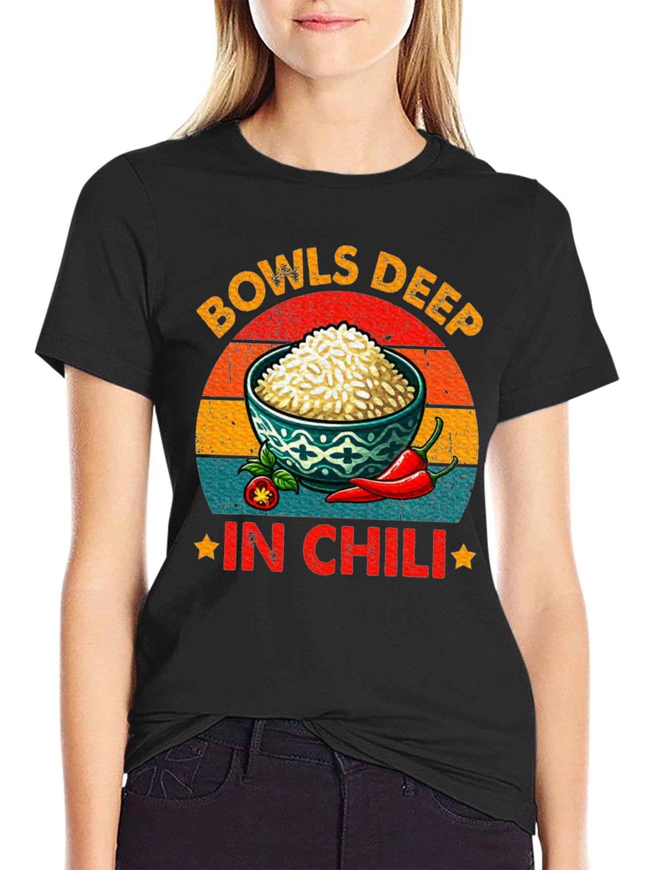 Bowls Deep in Chili T-Shirt
