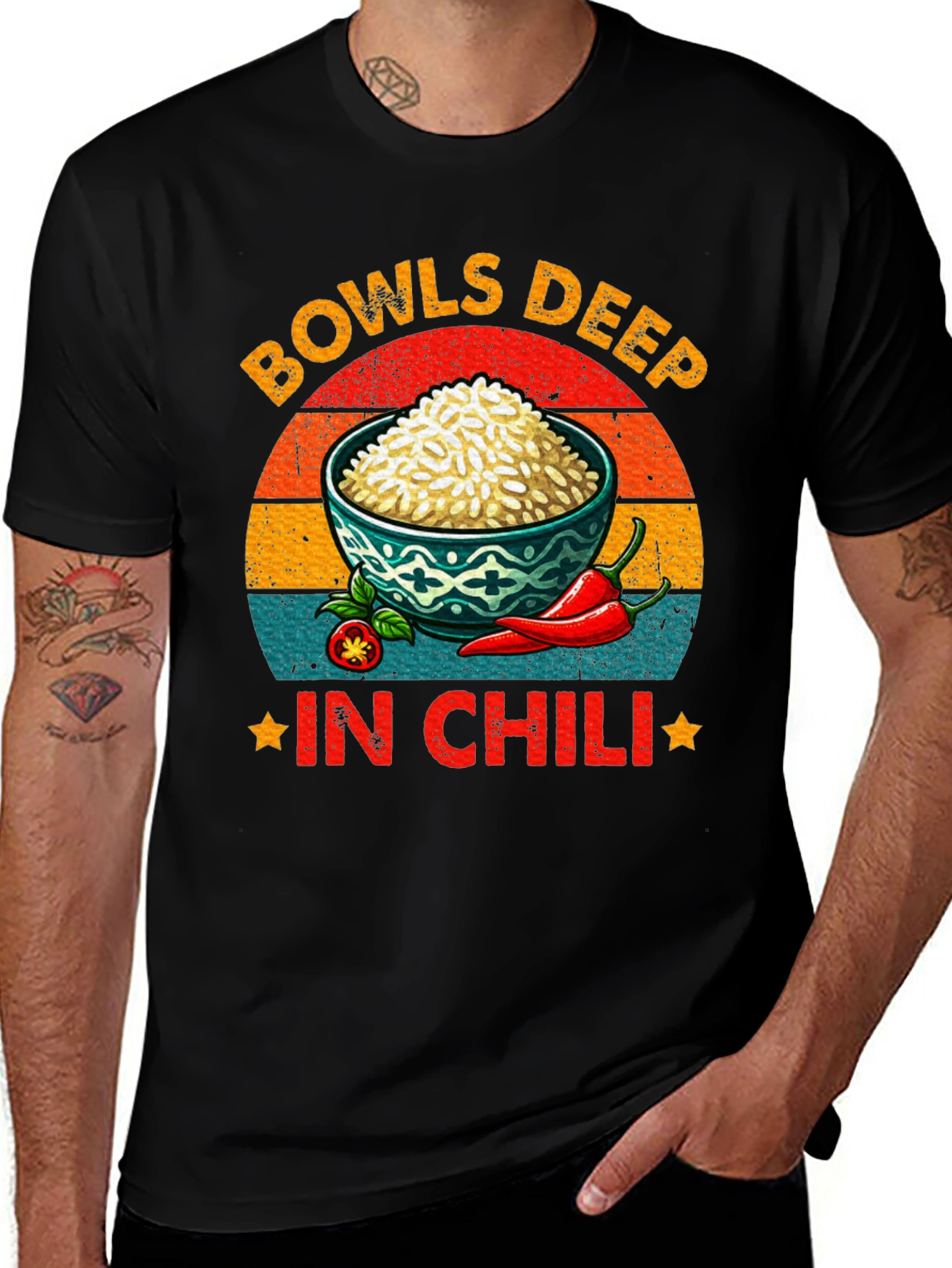Bowls Deep in Chili T-Shirt