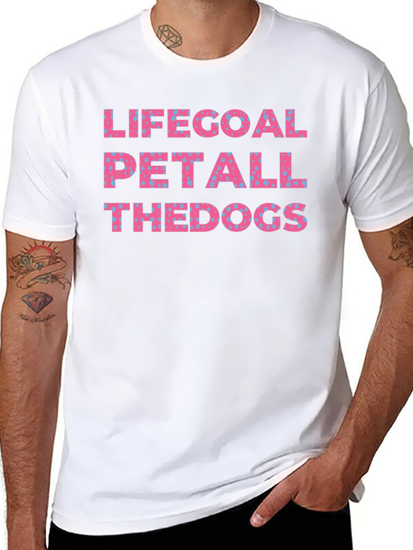 Lifegoal Pet All the Dogs Graphic Tee