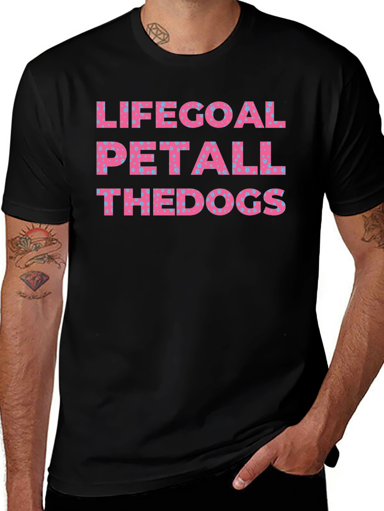Lifegoal Pet All the Dogs Graphic Tee