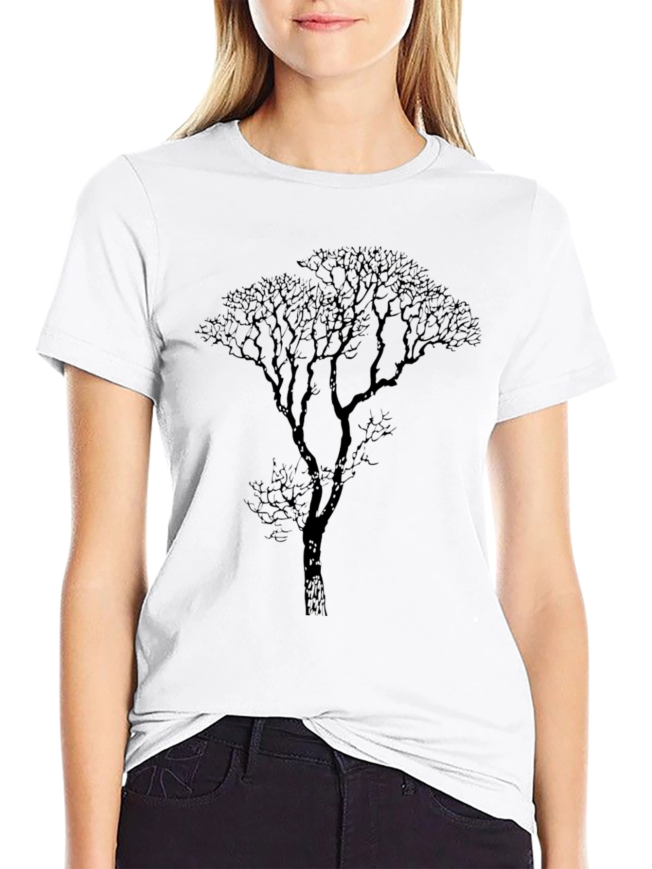 Tree Graphic T-Shirt - Mens Black Tee