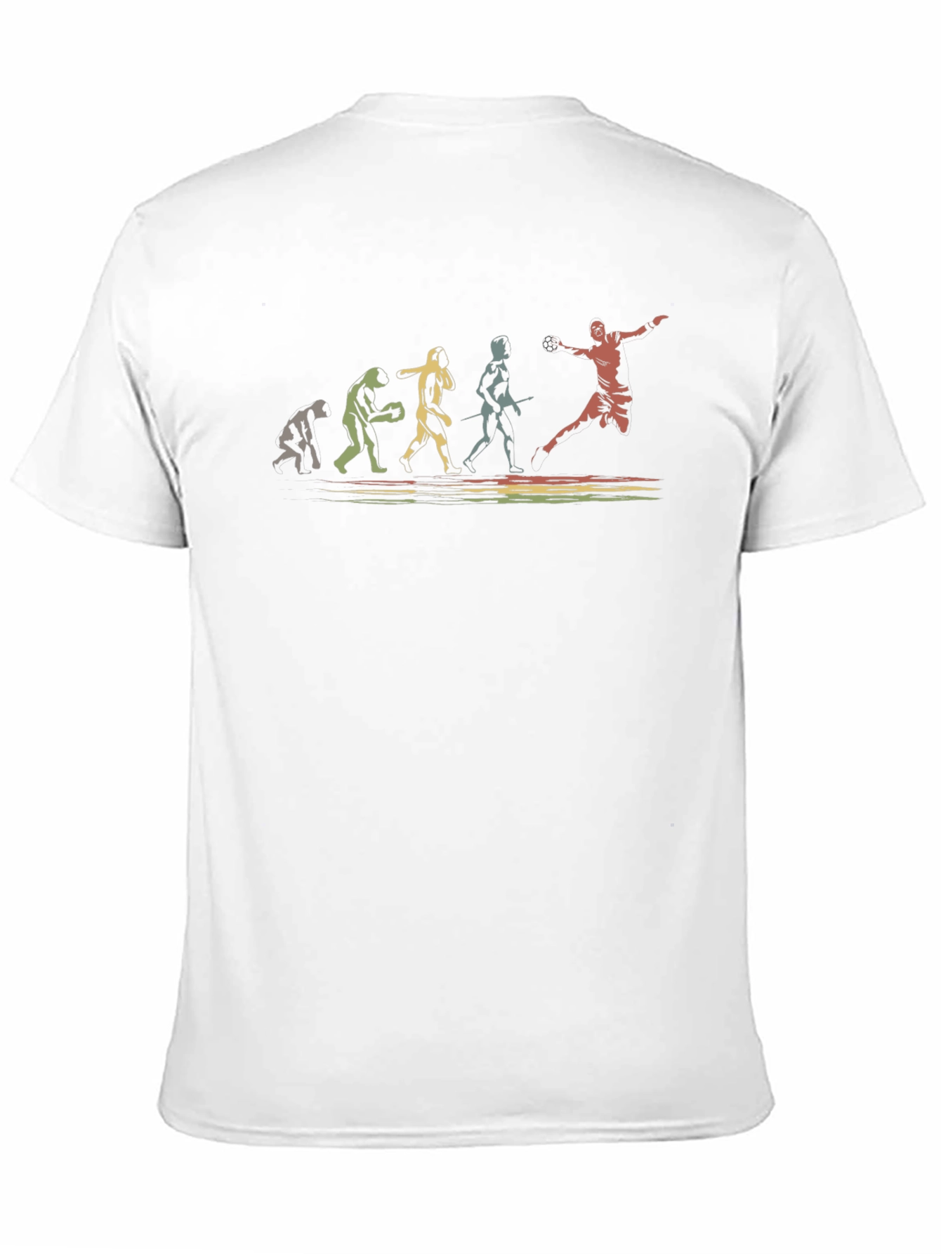 Handball Evolution Graphic Tee - Black Cotton