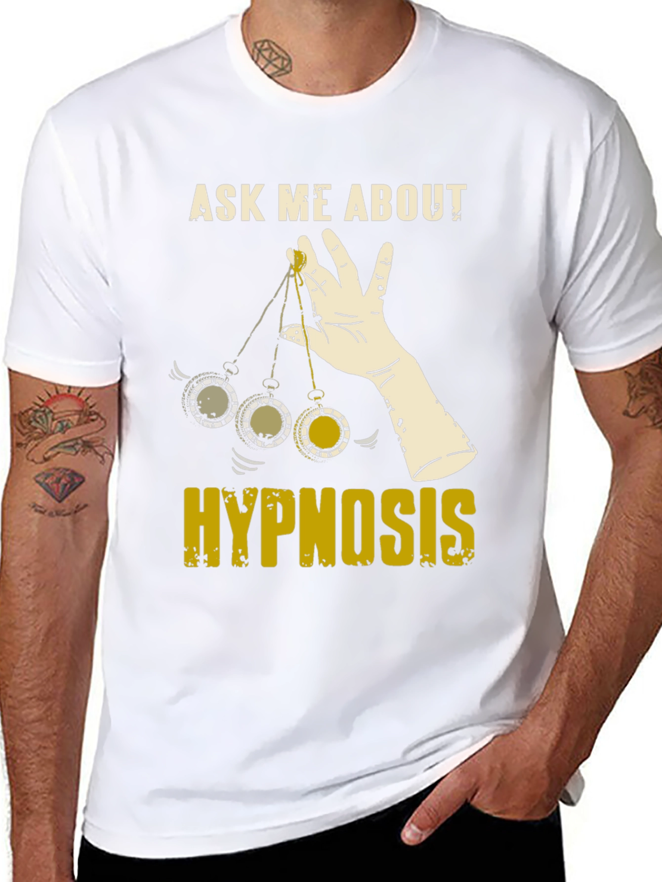 Ask Me About Hypnosis Graphic Tee