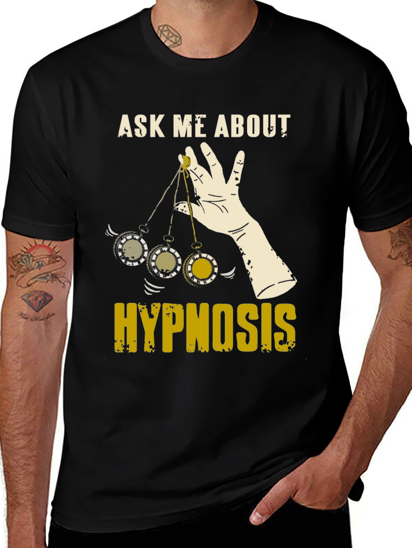 Ask Me About Hypnosis Graphic Tee