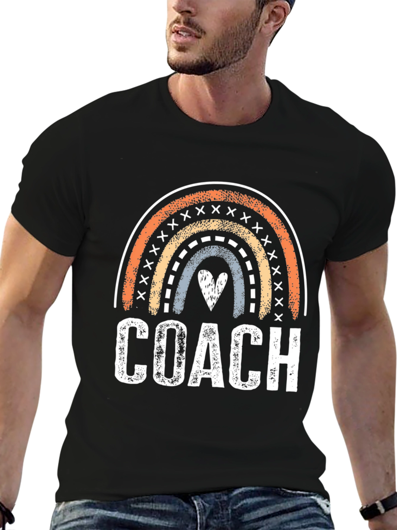 Coach Rainbow Graphic Tee - Stylish Comfort