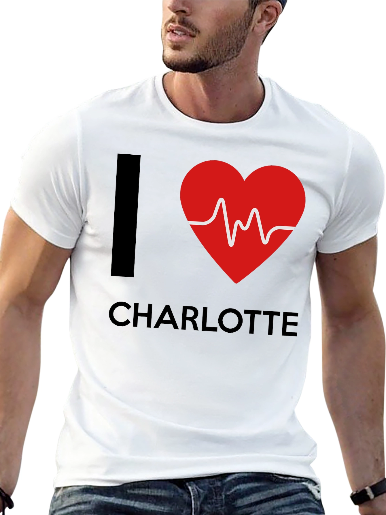 I Heart Charlotte Graphic T-Shirt