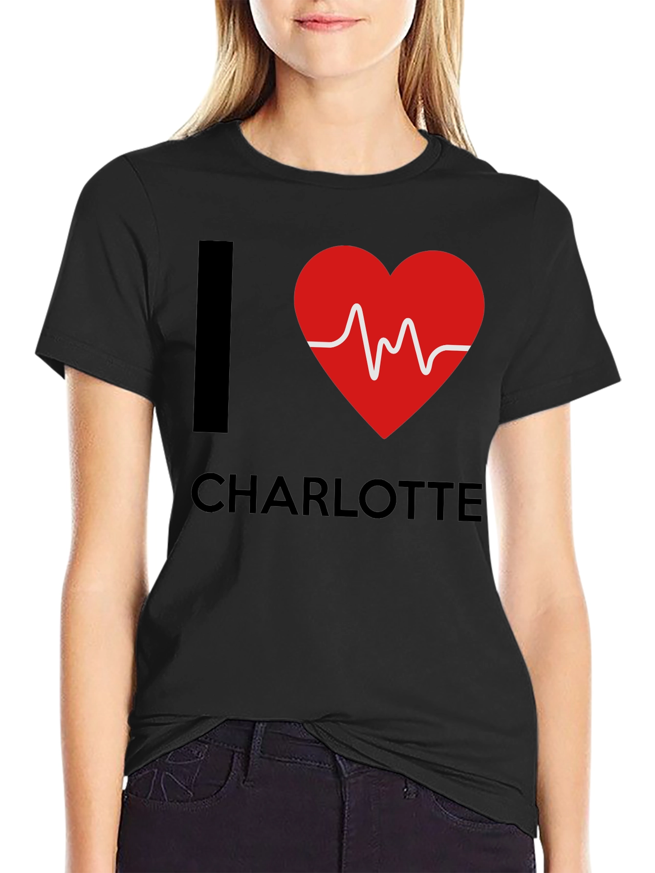 I Heart Charlotte Graphic T-Shirt