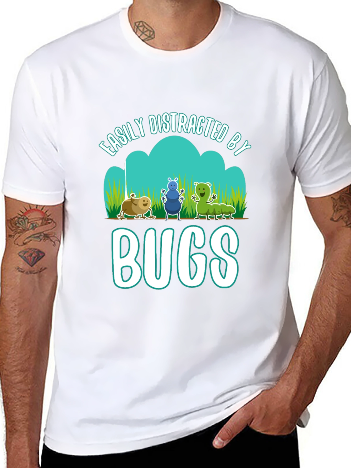 Easily Distracted By Bugs T-Shirt