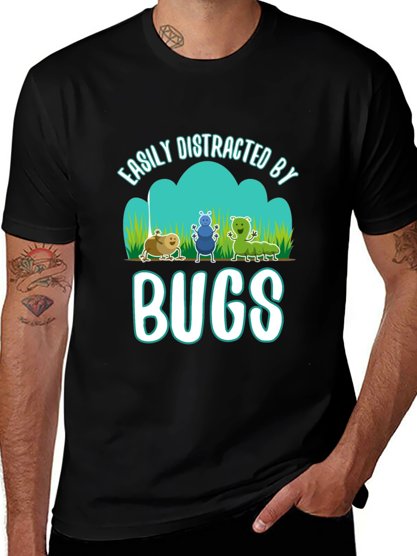 Easily Distracted By Bugs T-Shirt