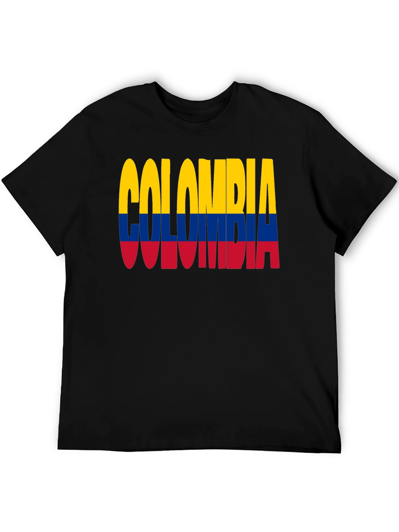 Colombia Flag Graphic Print T-Shirt