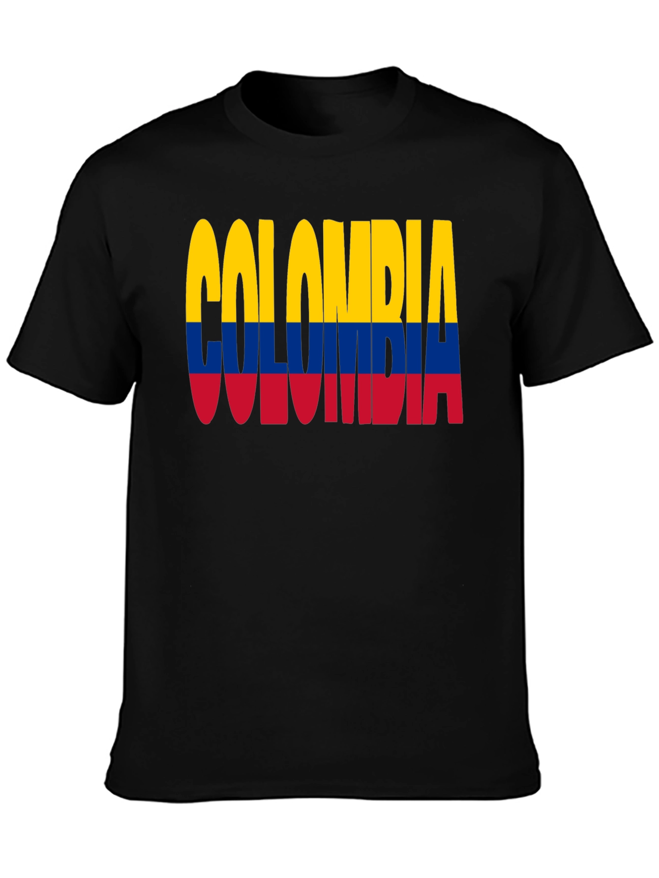 Colombia Flag Graphic Print T-Shirt