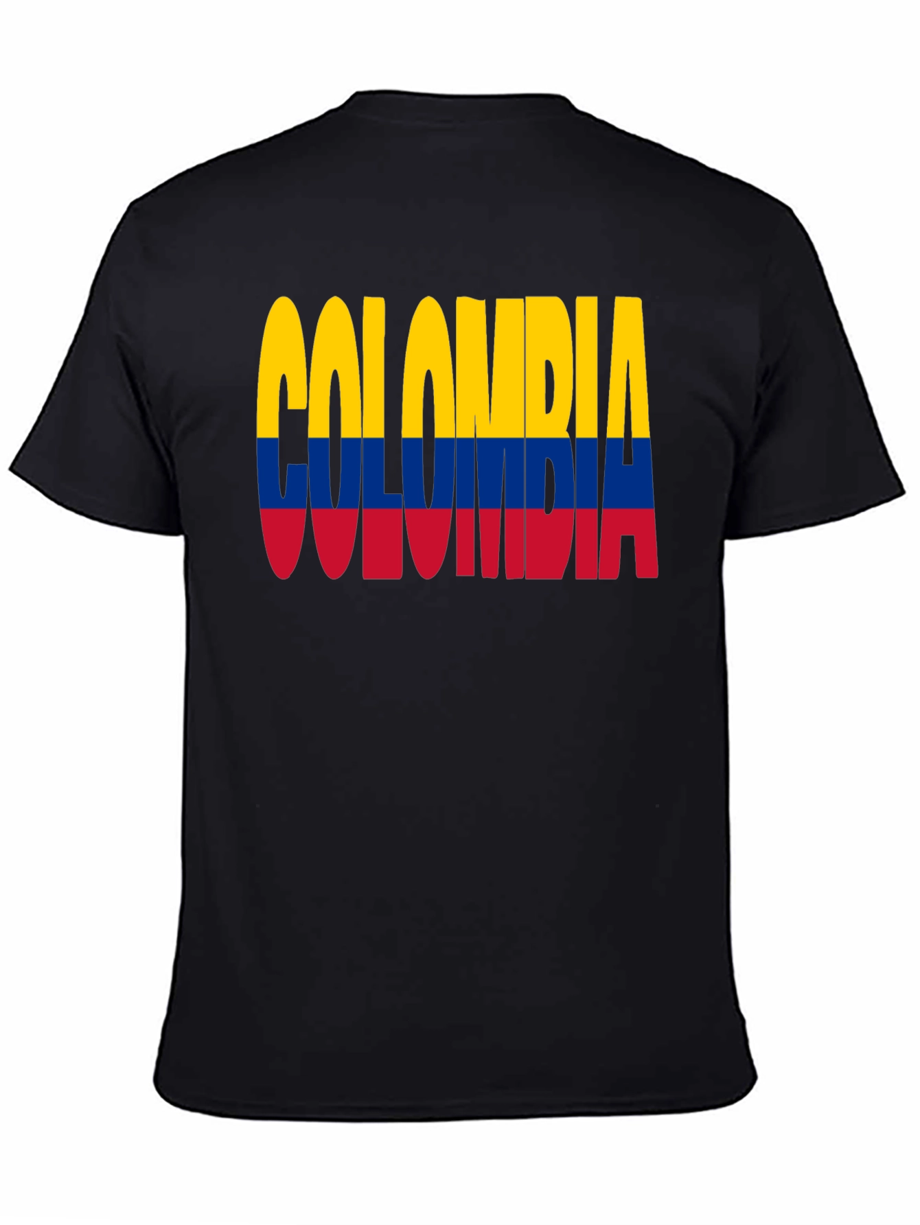 Colombia Flag Graphic Print T-Shirt