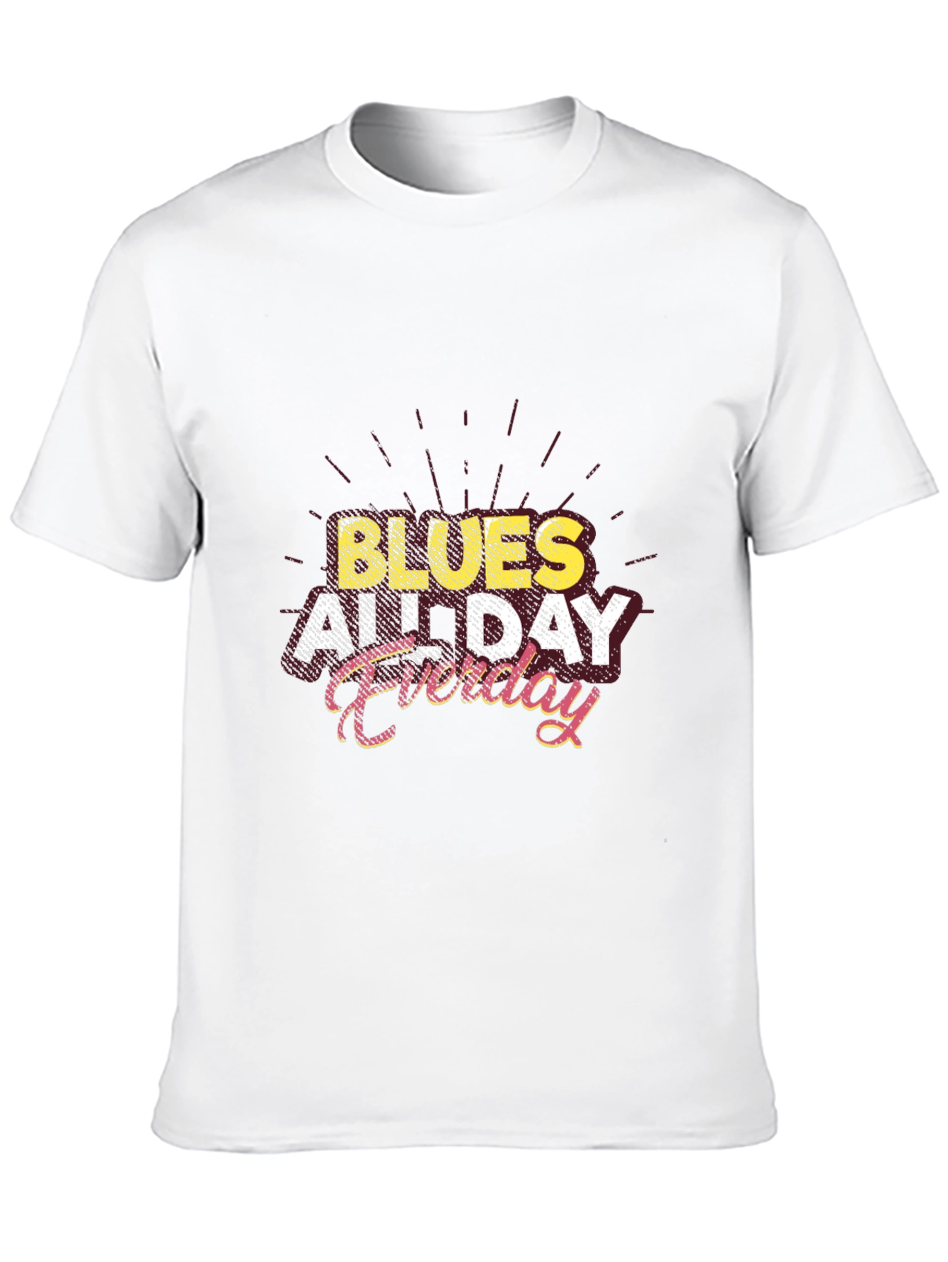 Blues All Day Everyday Graphic T-Shirt