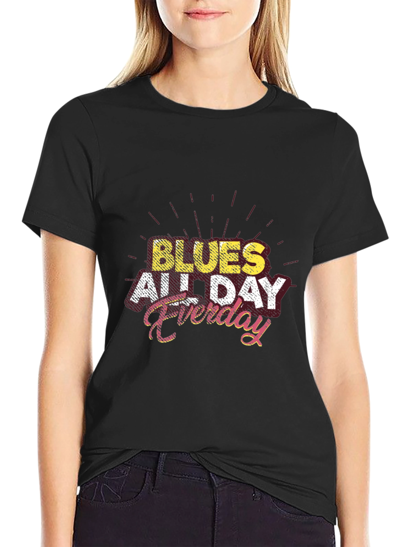 Blues All Day Everyday Graphic T-Shirt