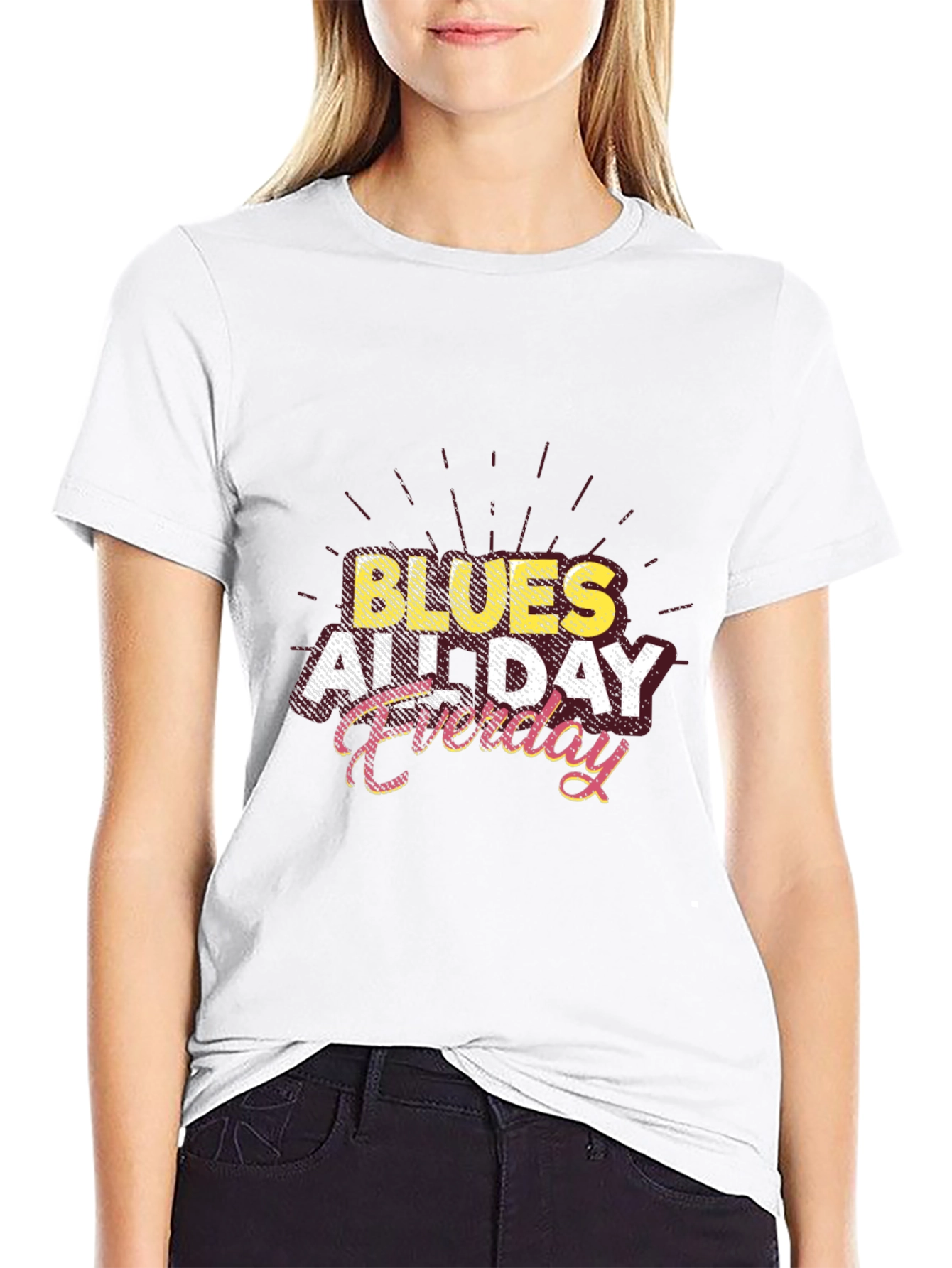 Blues All Day Everyday Graphic T-Shirt