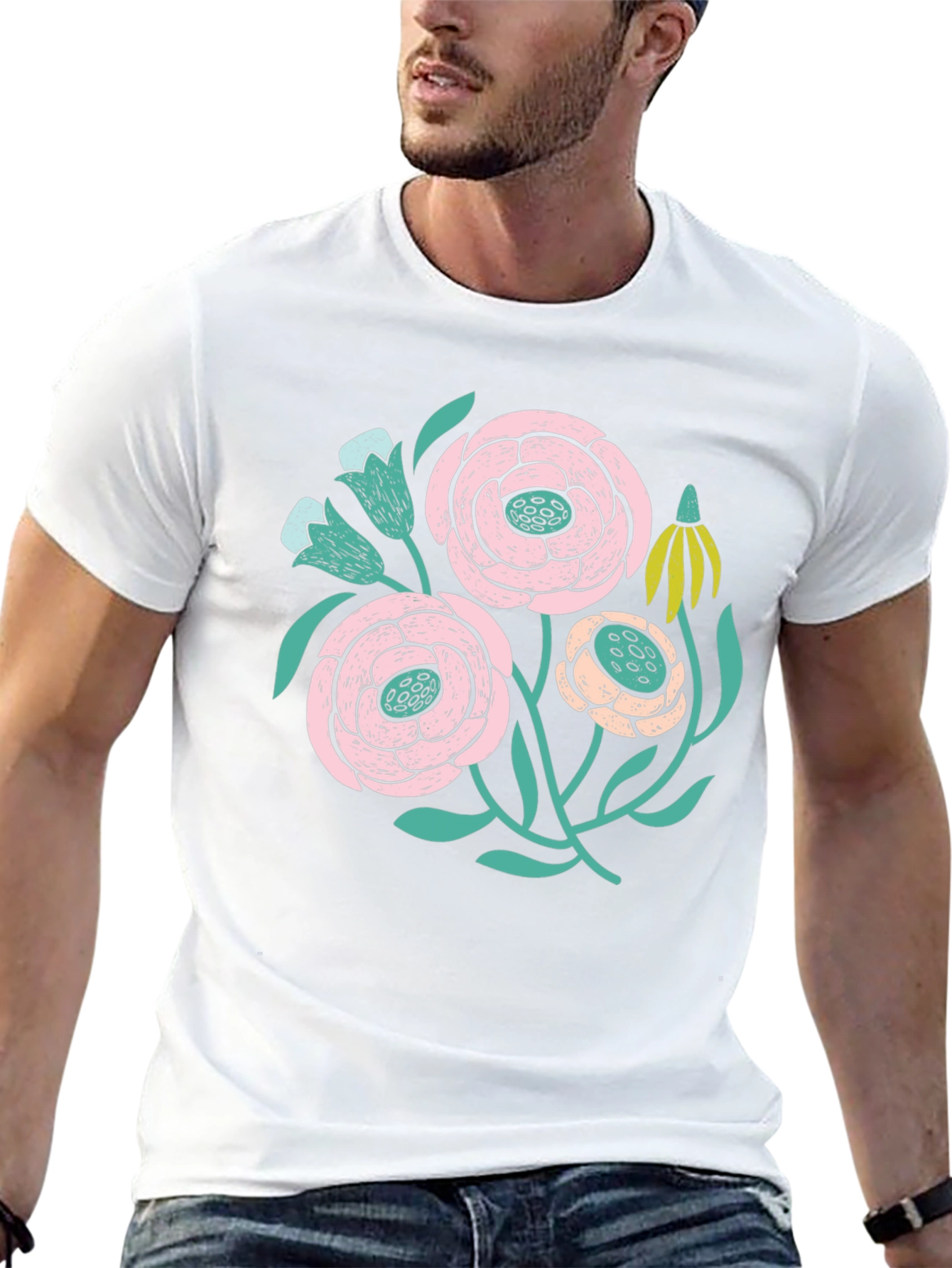 Floral Graphic Print T-Shirt