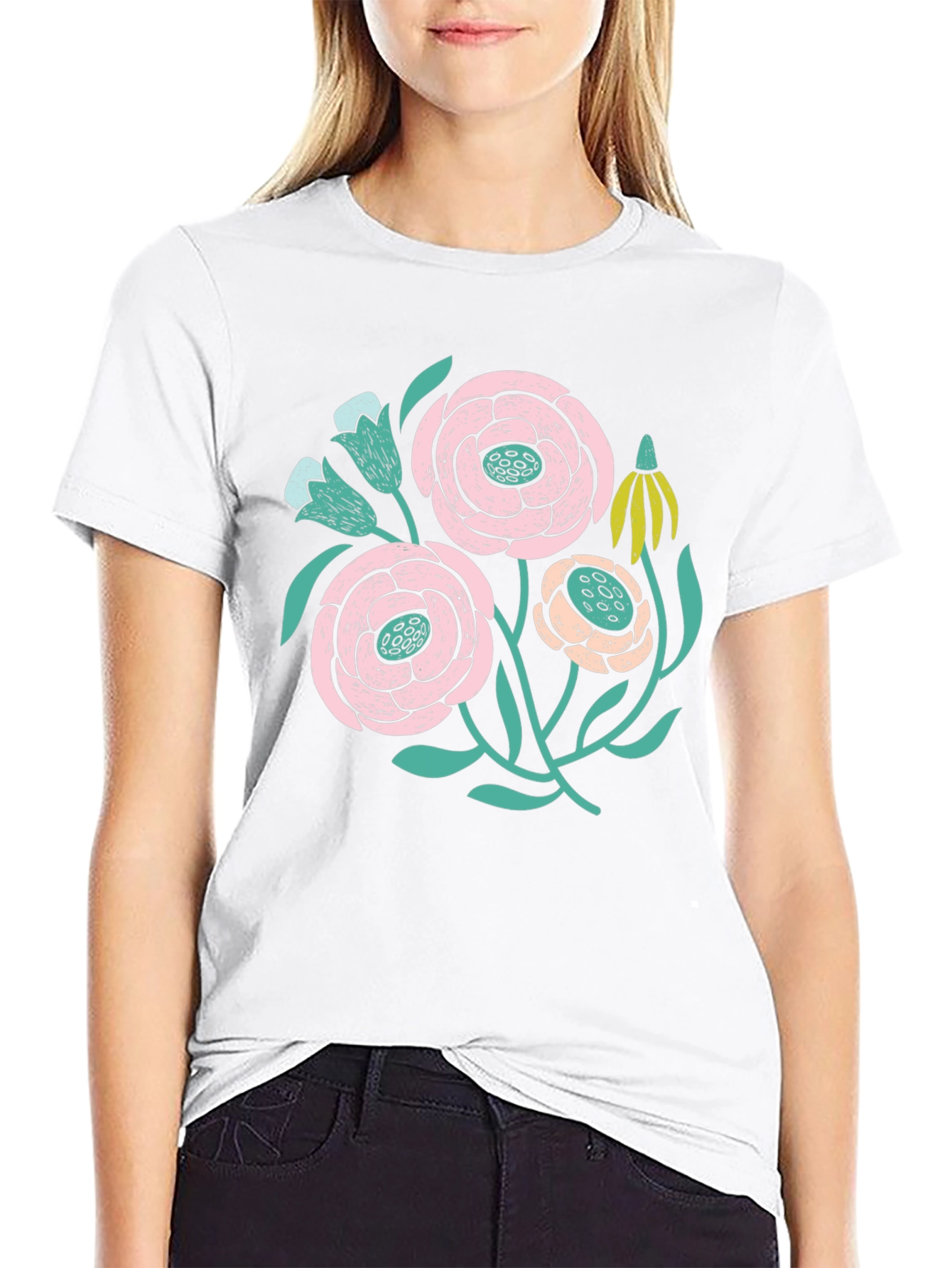 Floral Graphic Print T-Shirt