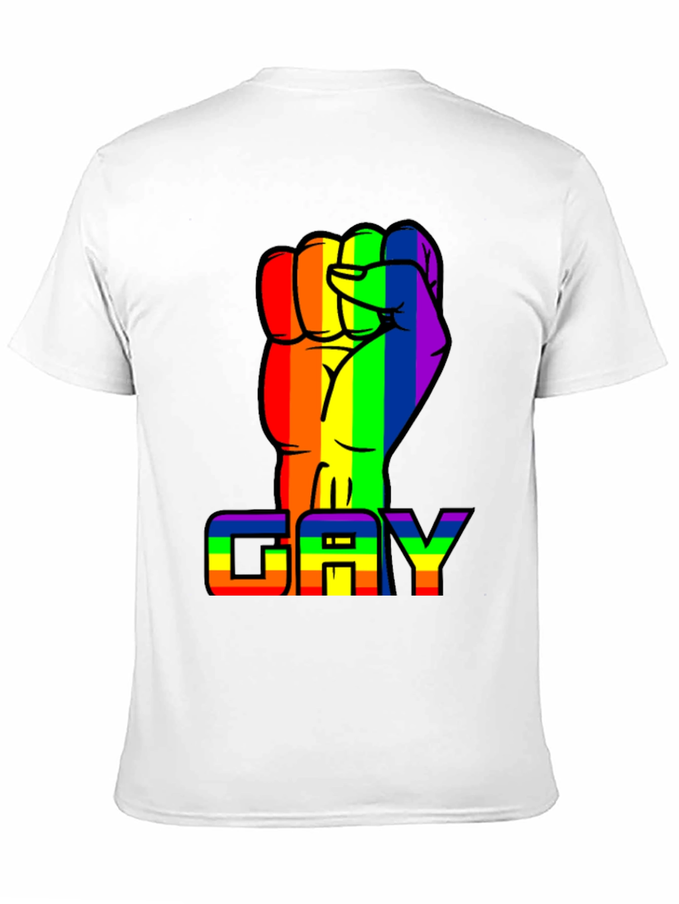 Rainbow Fist GAY Pride T-Shirt