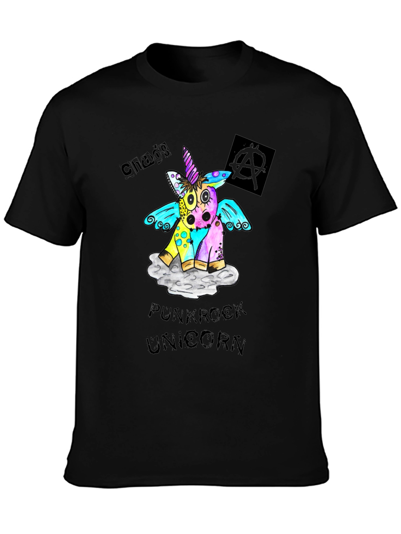 Chaos Punkrock Unicorn T-Shirt
