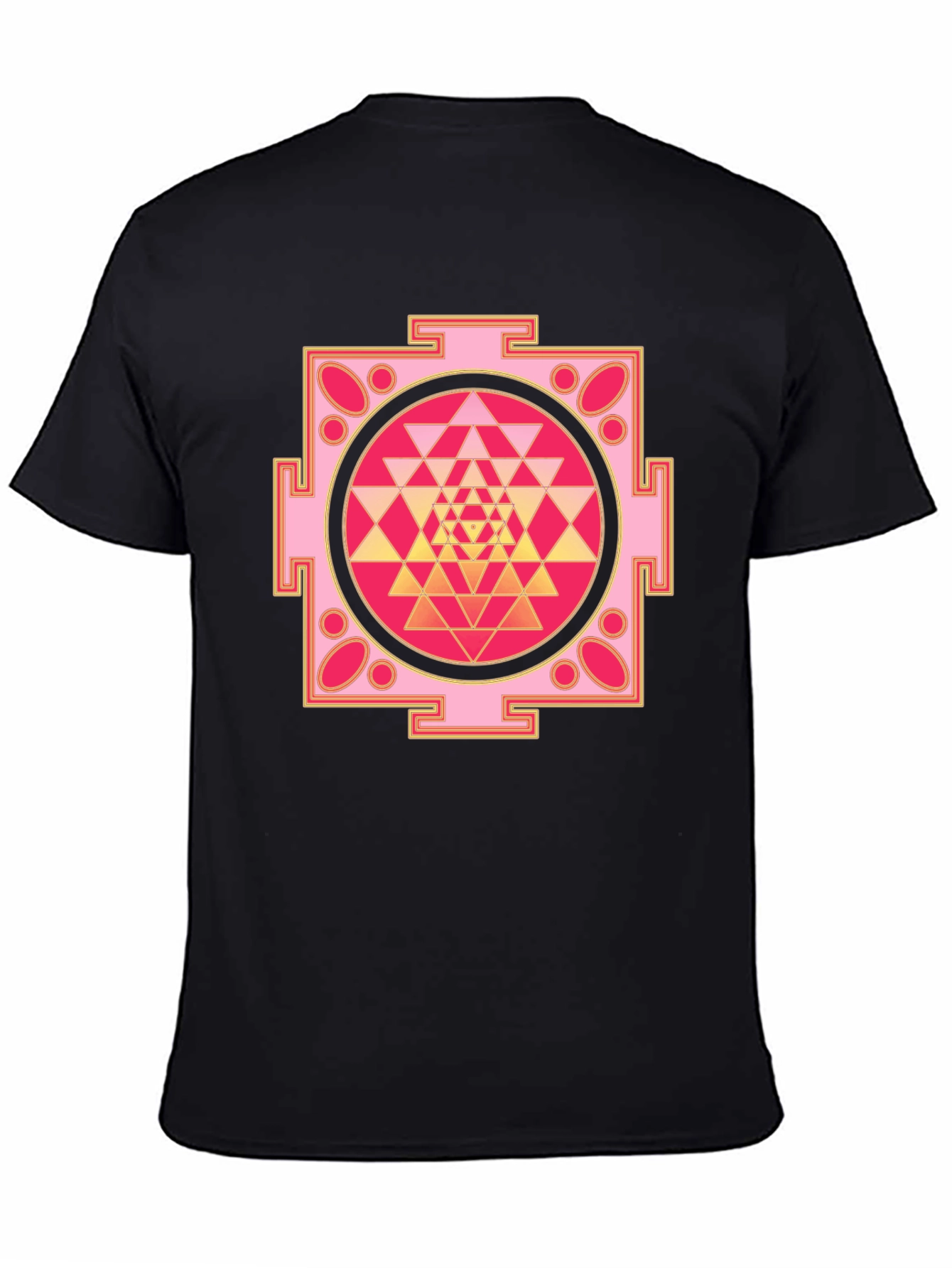 Geometric Mandala Graphic Tee - Spiritual Fashion