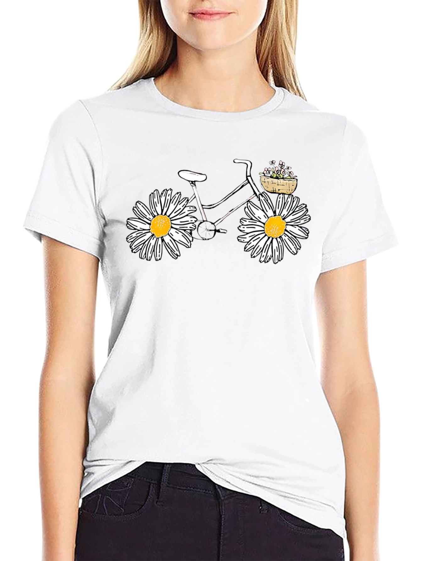 Daisy Bicycle Graphic Tee