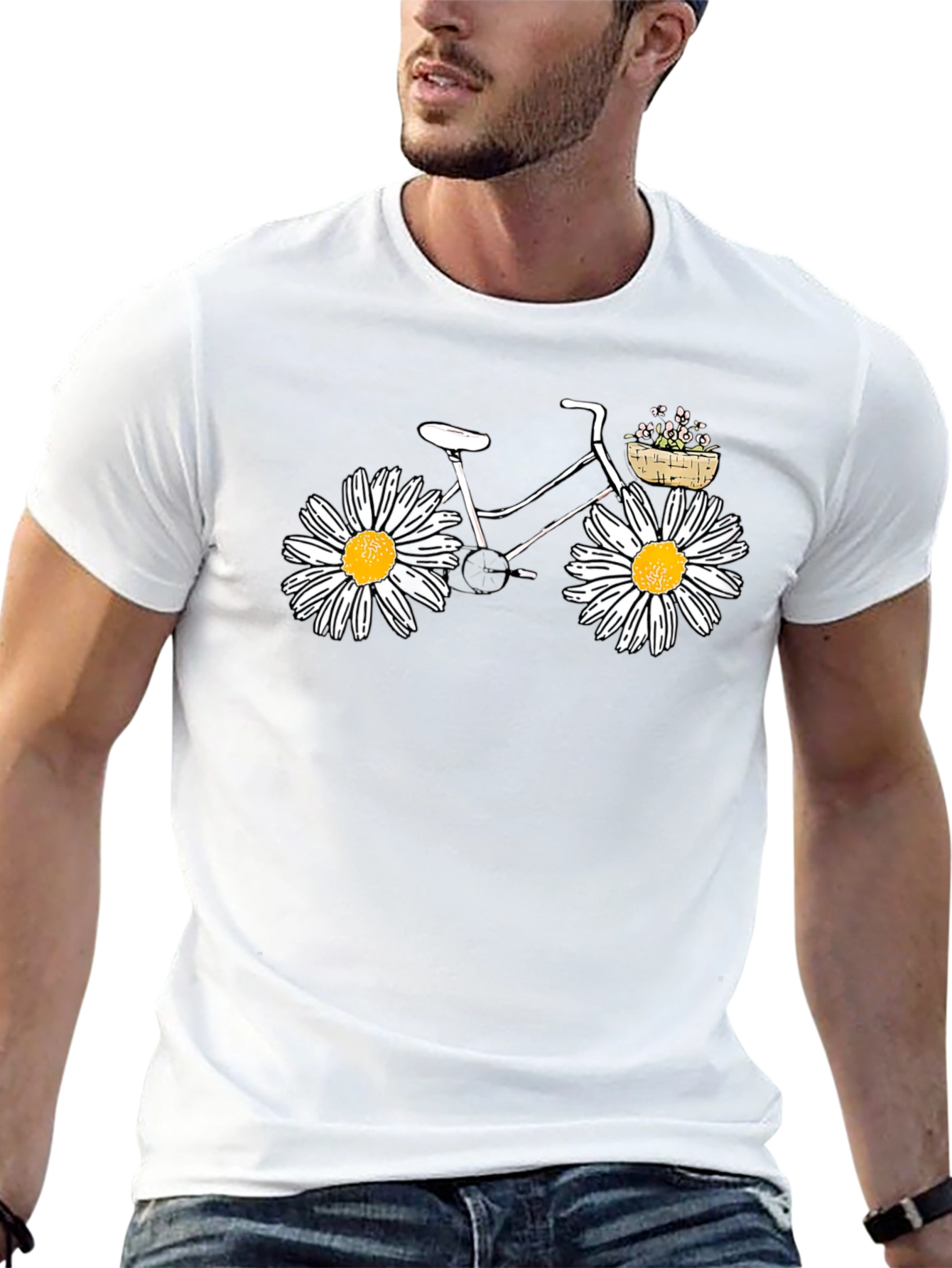Daisy Bicycle Graphic Tee