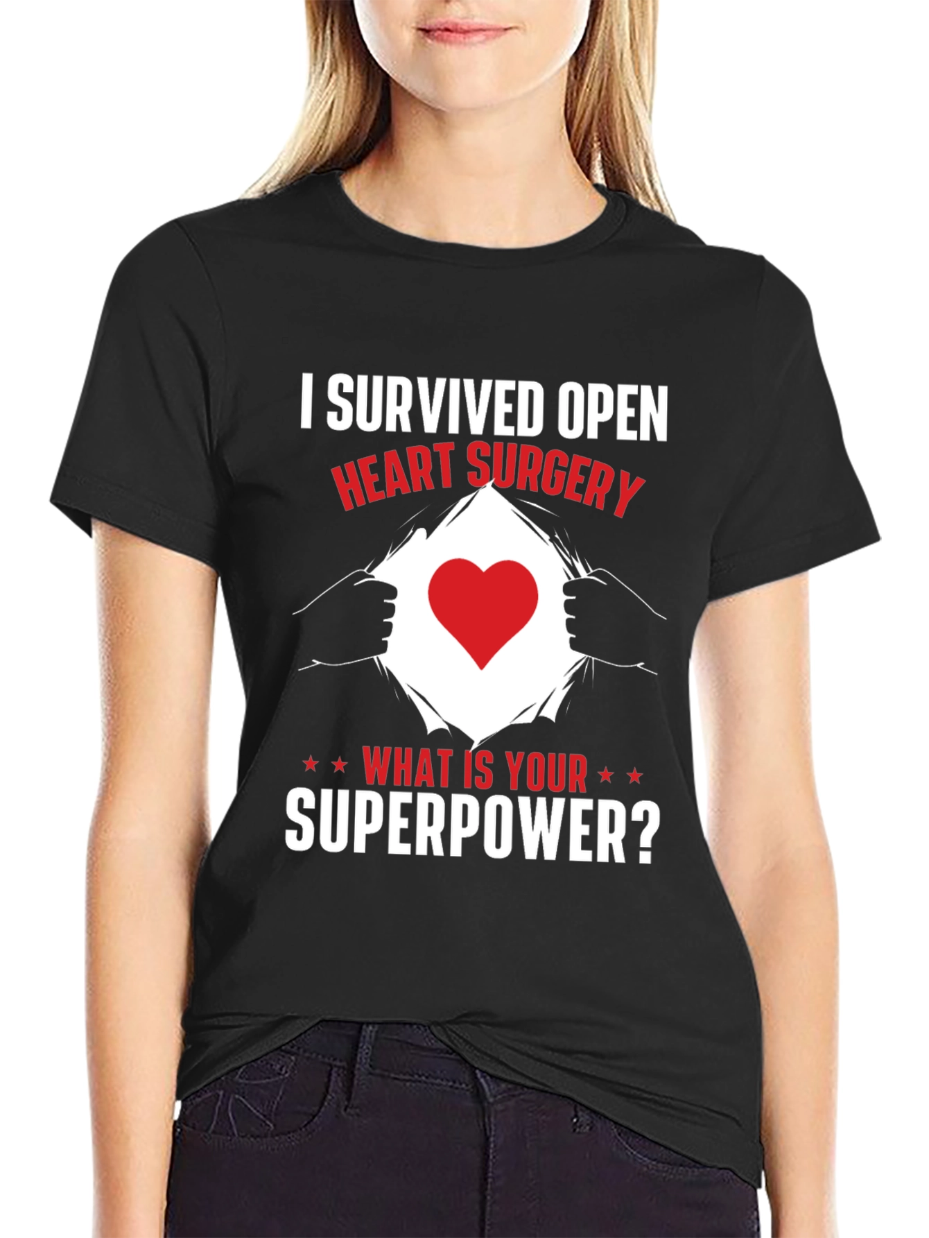 Heart Surgery Survivor Superpower T-Shirt