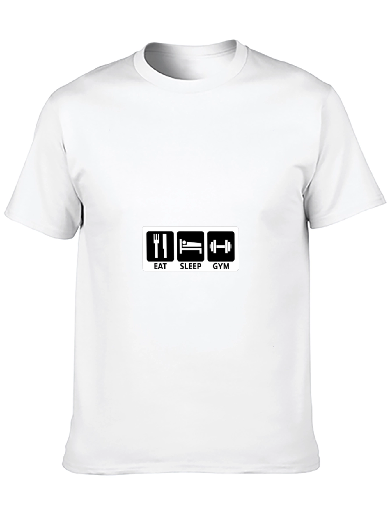 Eat Sleep Gym Black T-Shirt