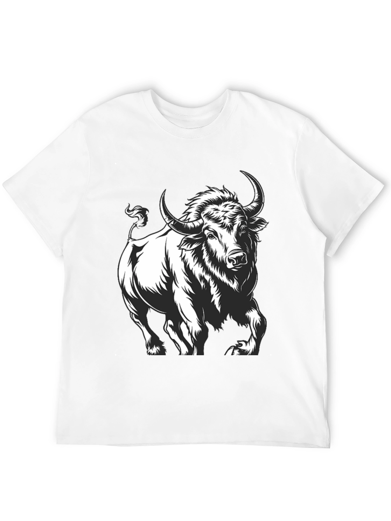 Black Bull Graphic Tee - Bold & Stylish