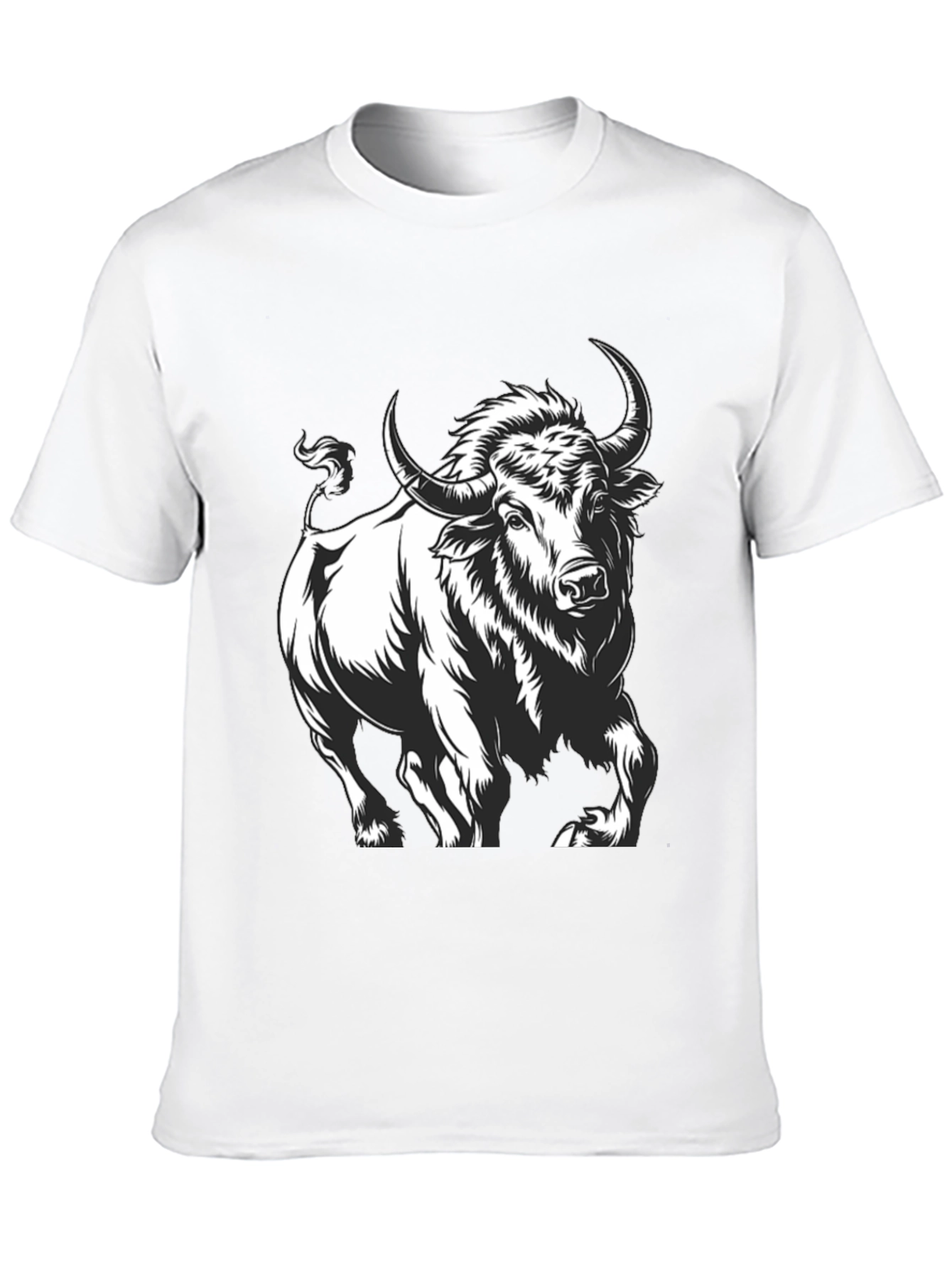 Black Bull Graphic Tee - Bold & Stylish
